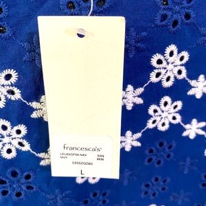 Blue Francesca’s dress,  brand new size large